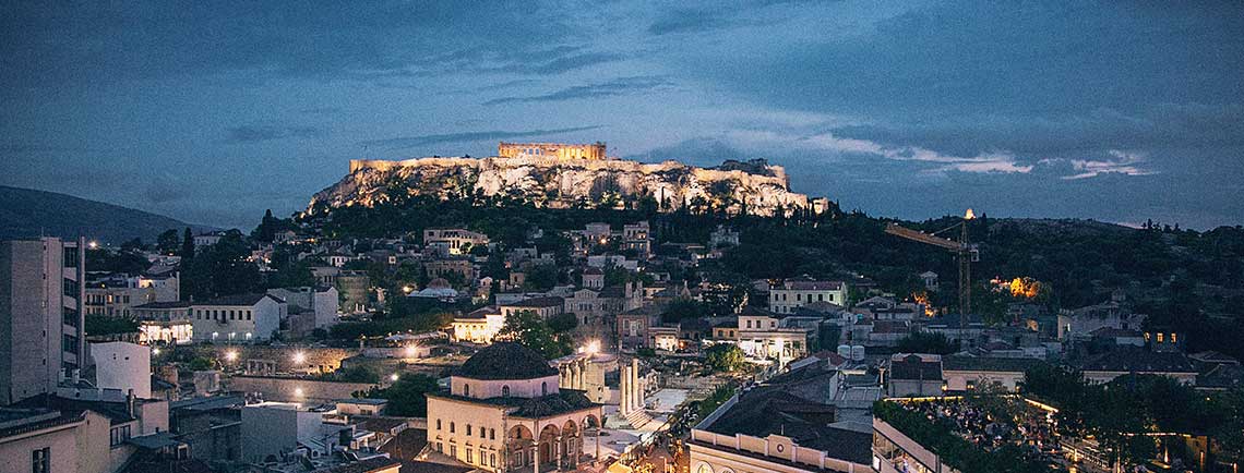 Anafiotika en colina Acropolis