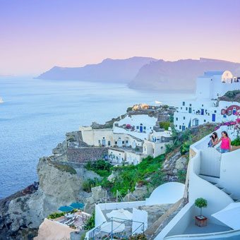 Puesta de sol en Oia